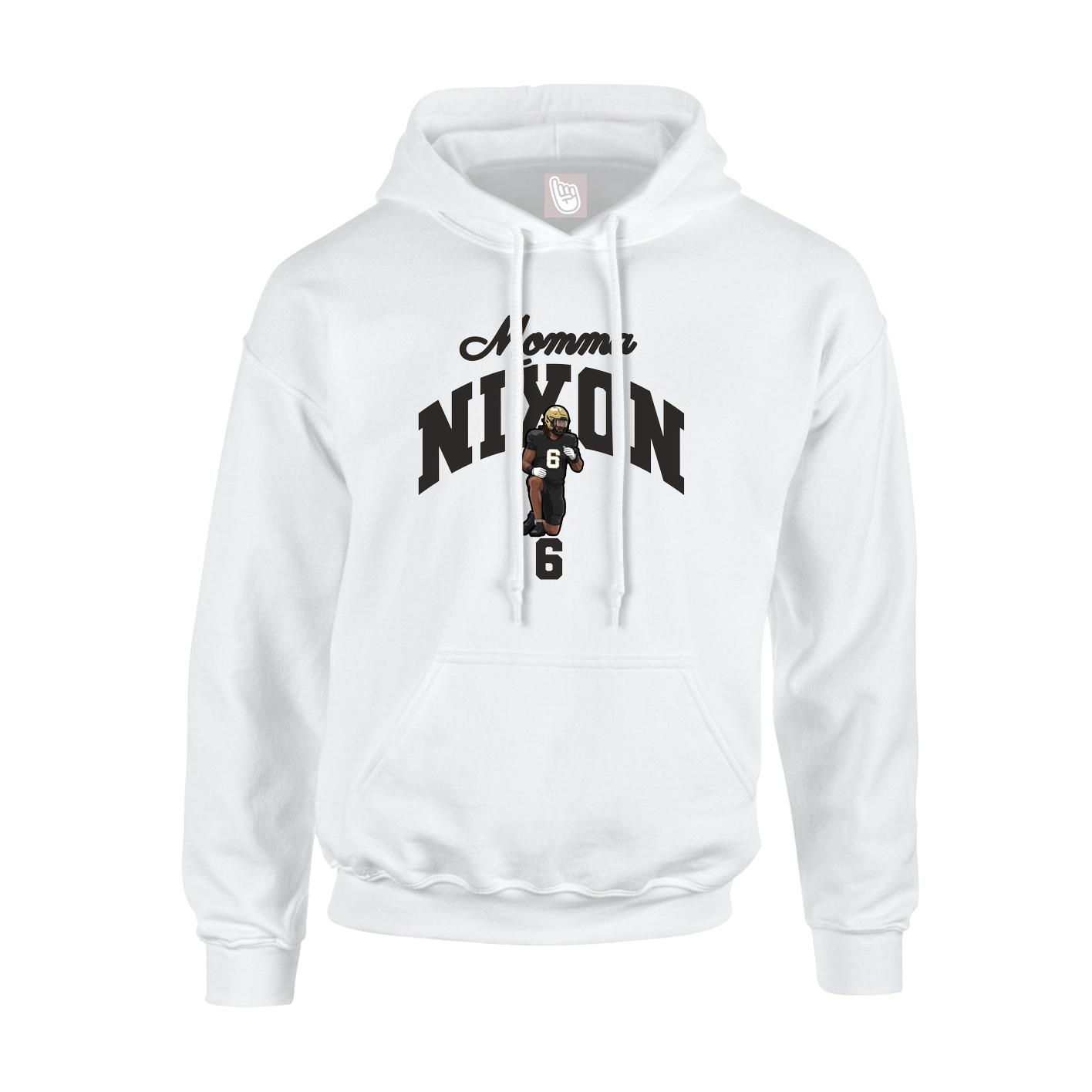 Youth Hoodie — Mothers Day Arch in White