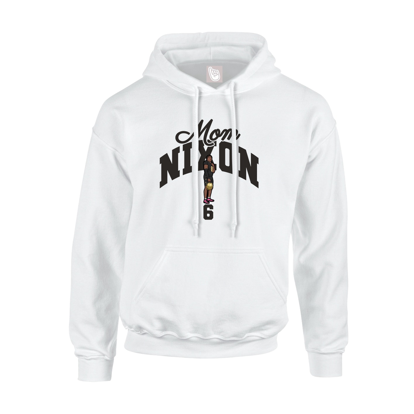 Youth Hoodie — Mothers Day Arch in White