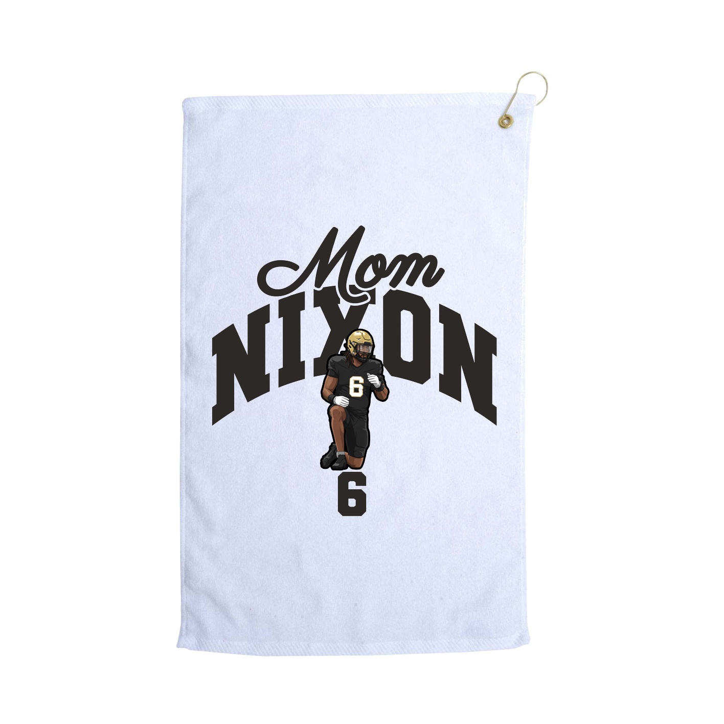 Golf Towel — Mothers Day Arch in White