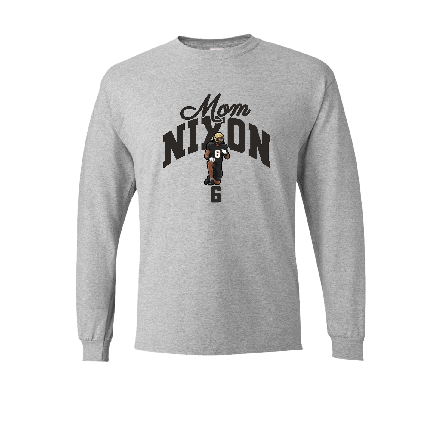 Long Sleeve Tee — Mothers Day Arch in Grey