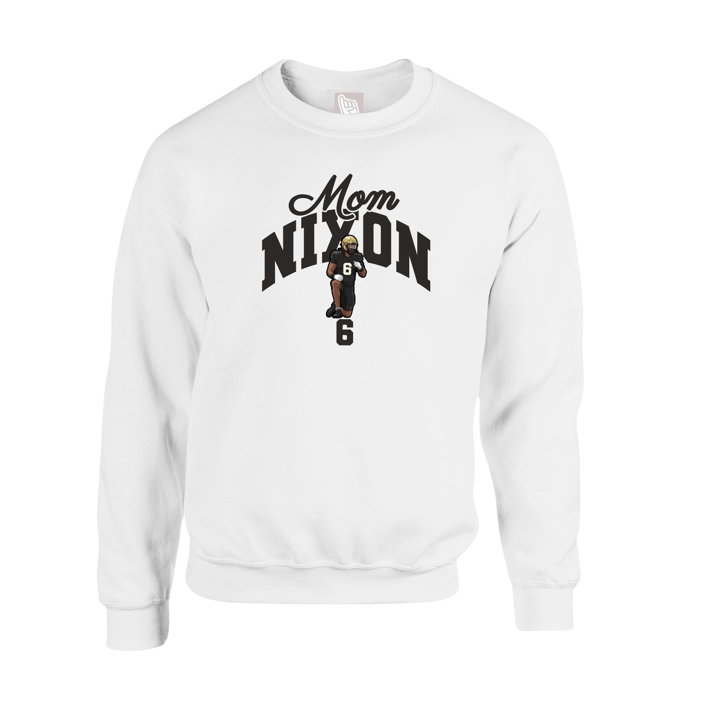 Fleece Crew — Mothers Day Arch in White