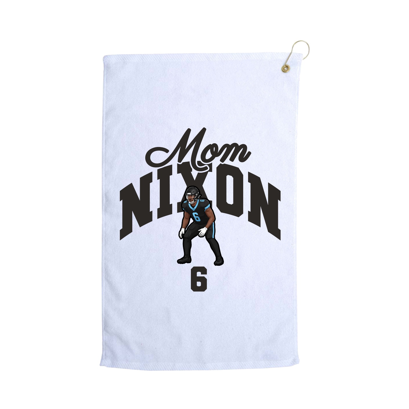 Golf Towel — Mothers Day Arch in White