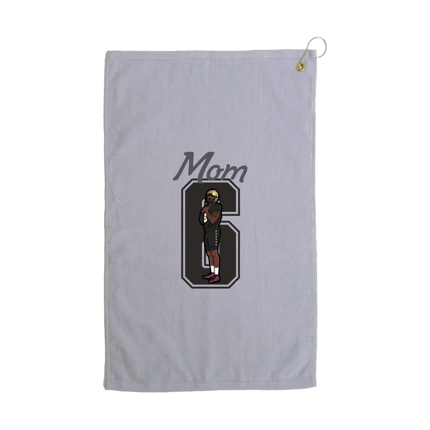 Golf Towel — Mothers Day Shirsey in Grey