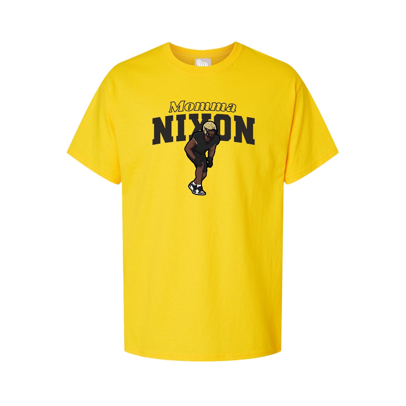 Youth Tee — Mothers Day Block in Gold