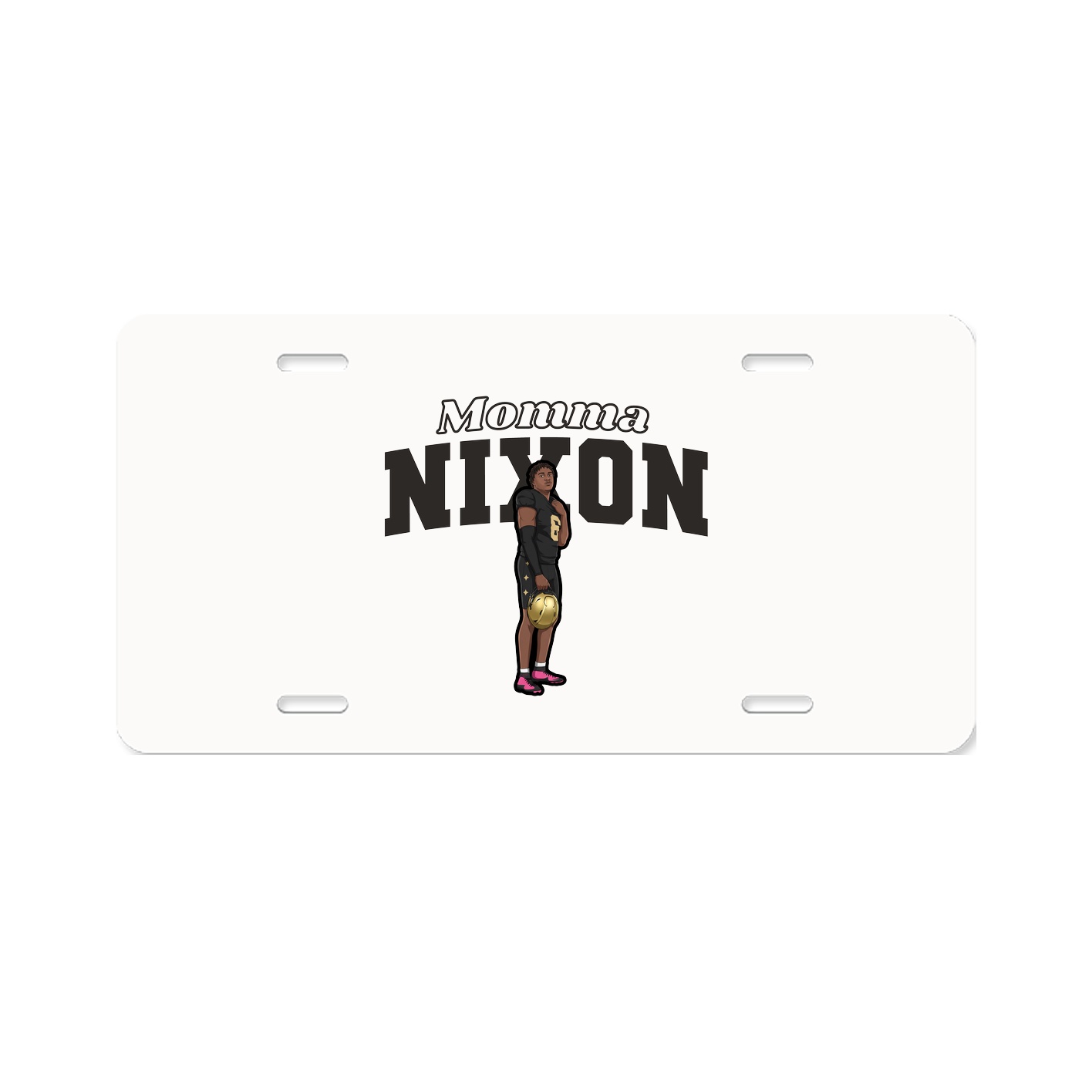 License Plate — Mothers Day Block in Classic