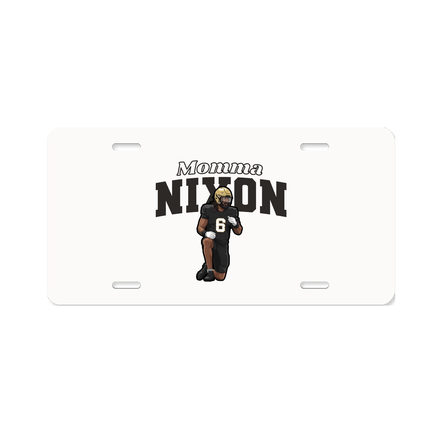 License Plate — Mothers Day Block in Classic