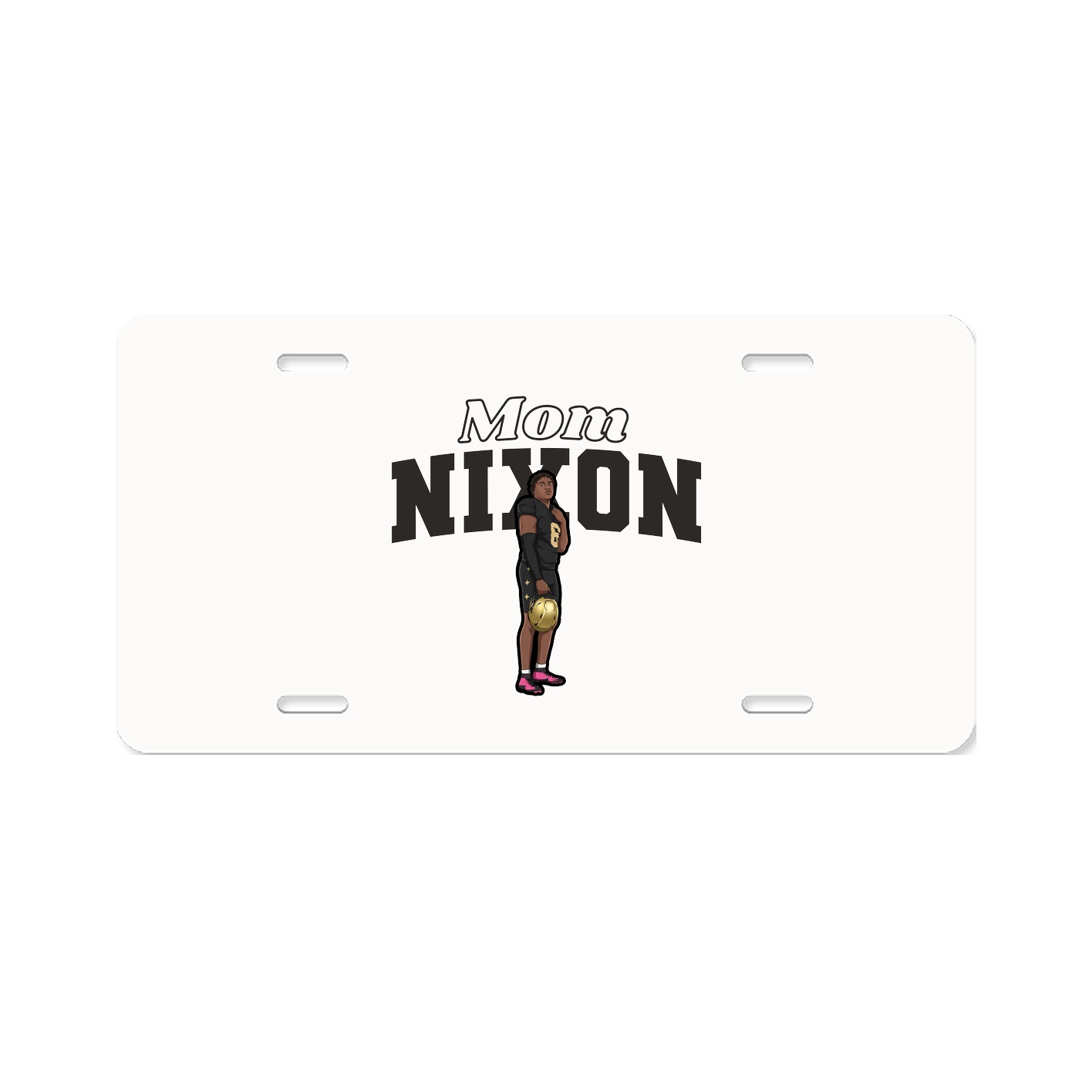 License Plate — Mothers Day Block in Classic