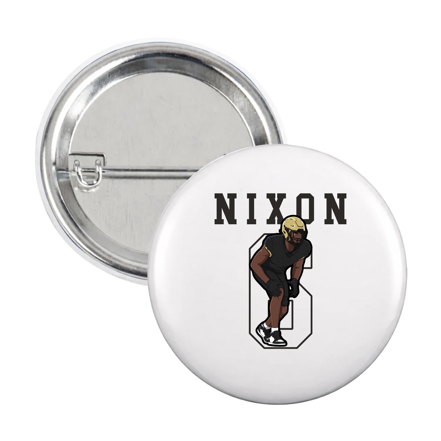 Game Day Button — Shirsey in White