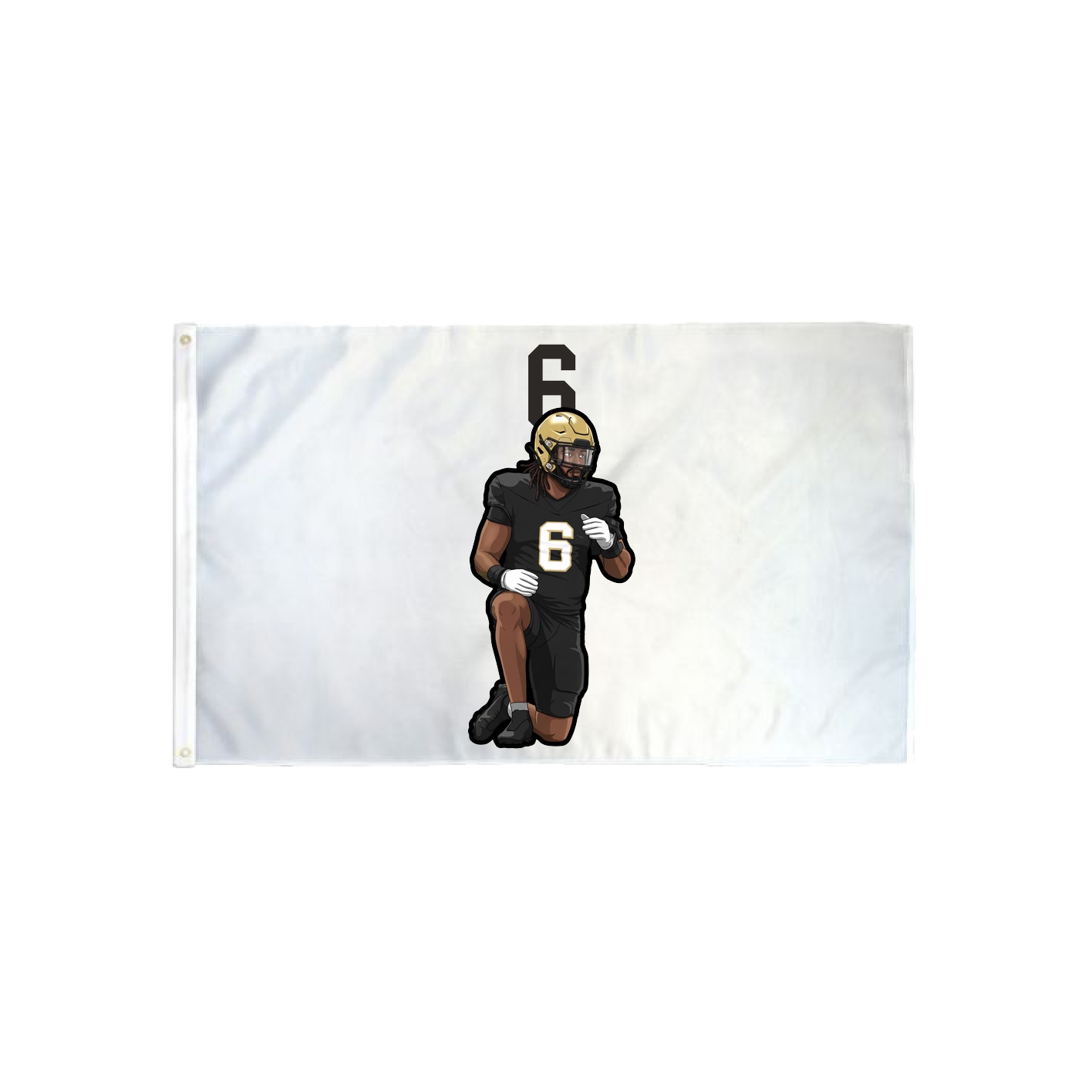 3x5 Flag — Number Top in Classic
