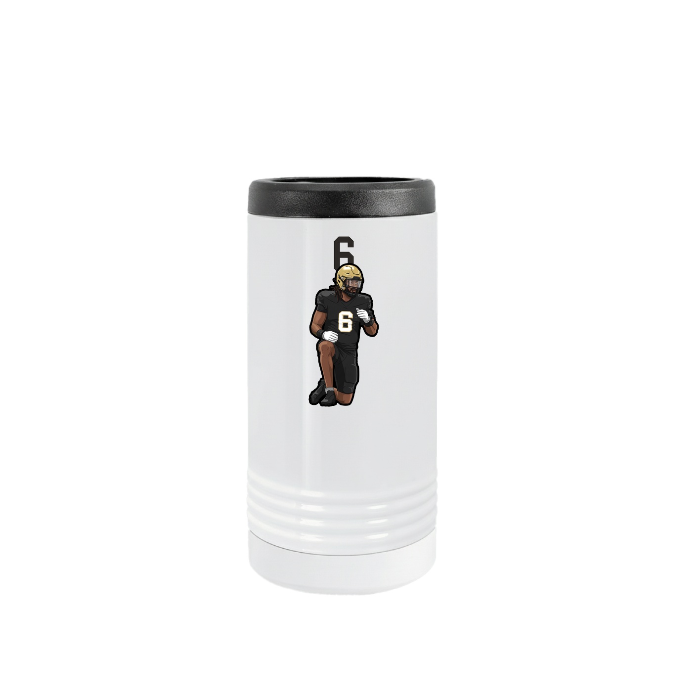 Slim Beverage Holder — Number Top in White