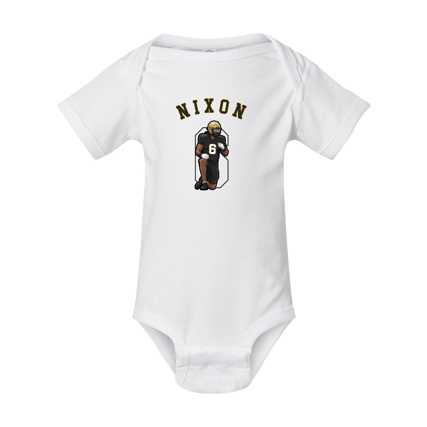 Baby Onesie — Shirsey Arch in White