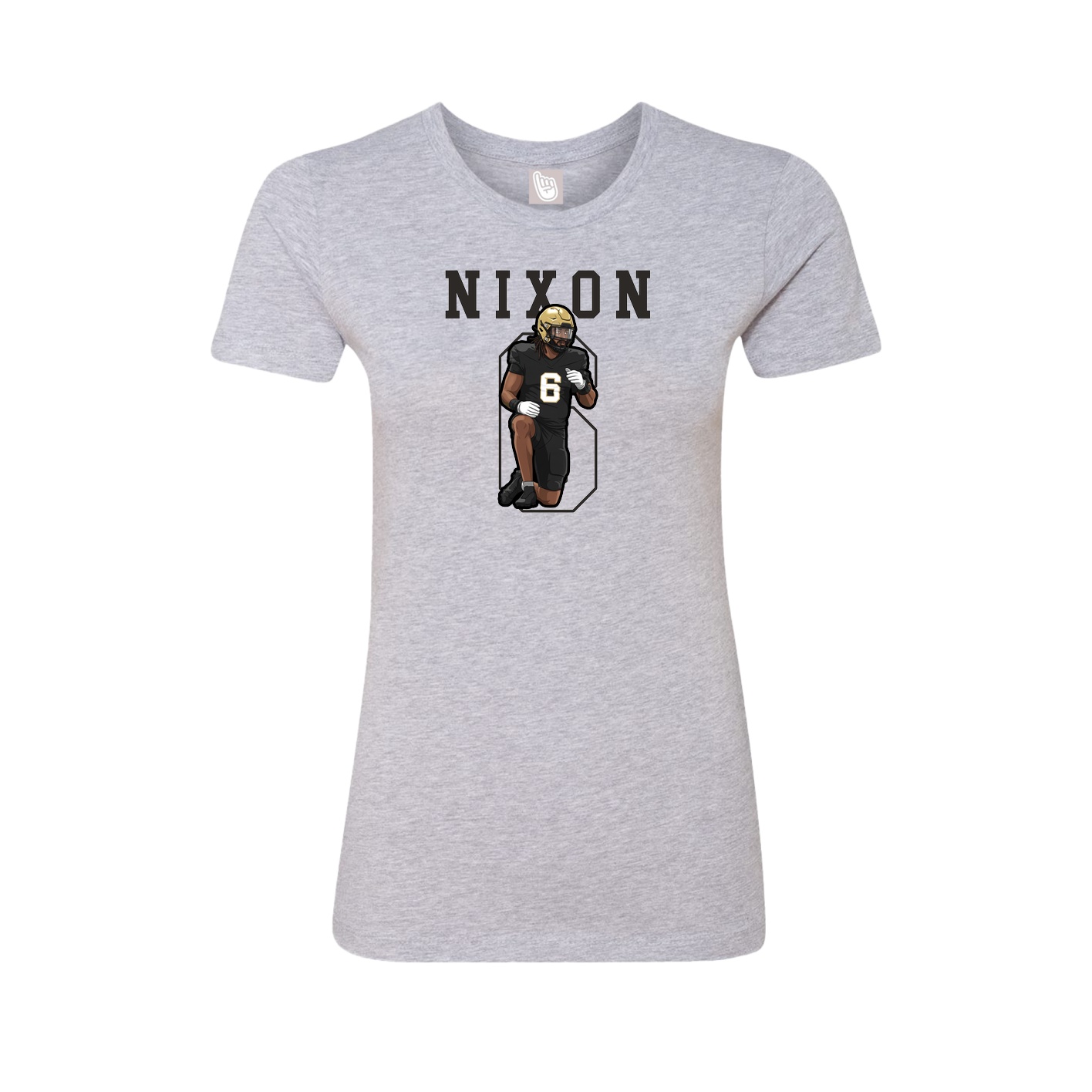 Fitted Women's Tee — Shirsey in Grey