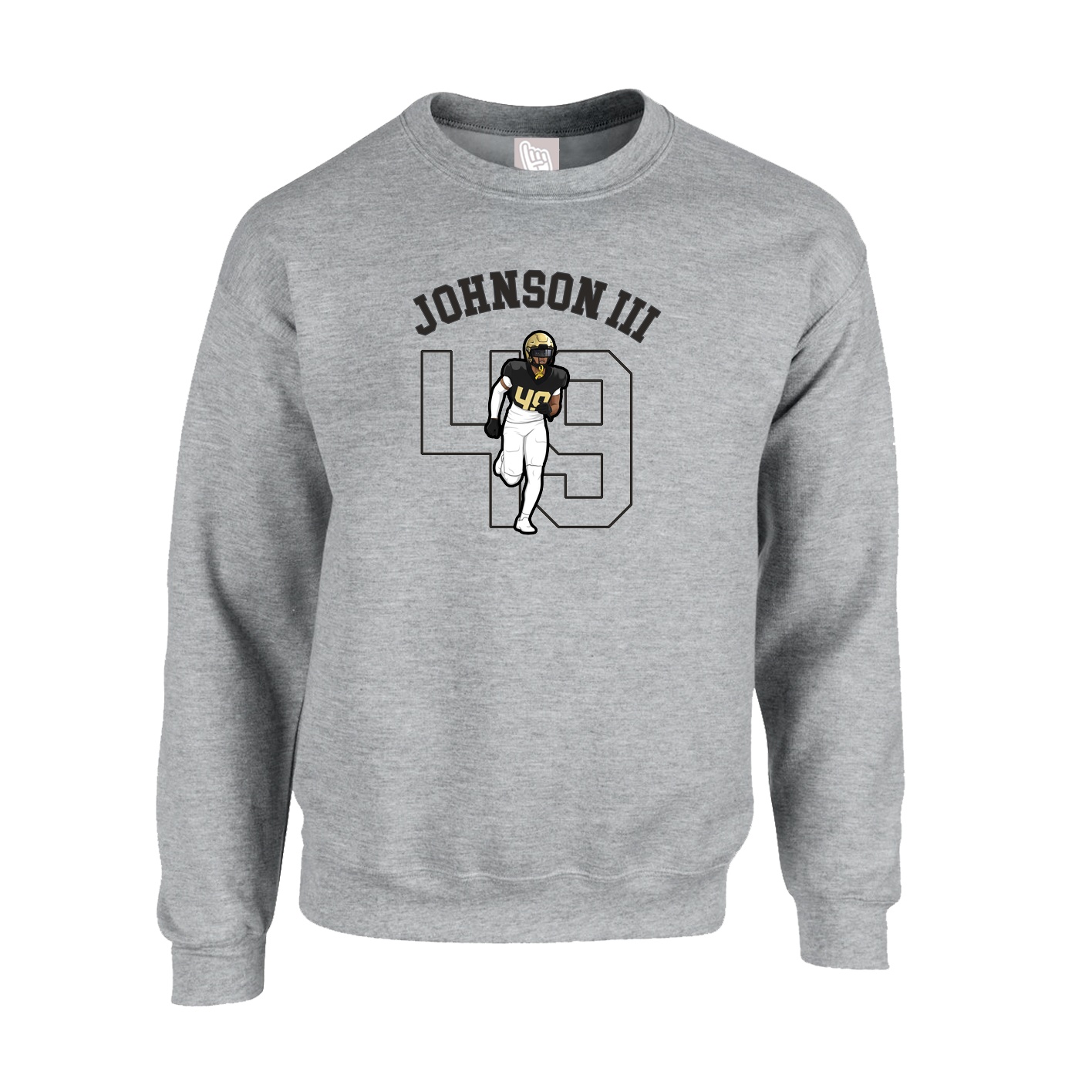 Fleece Crew — Shirsey Arch in Grey