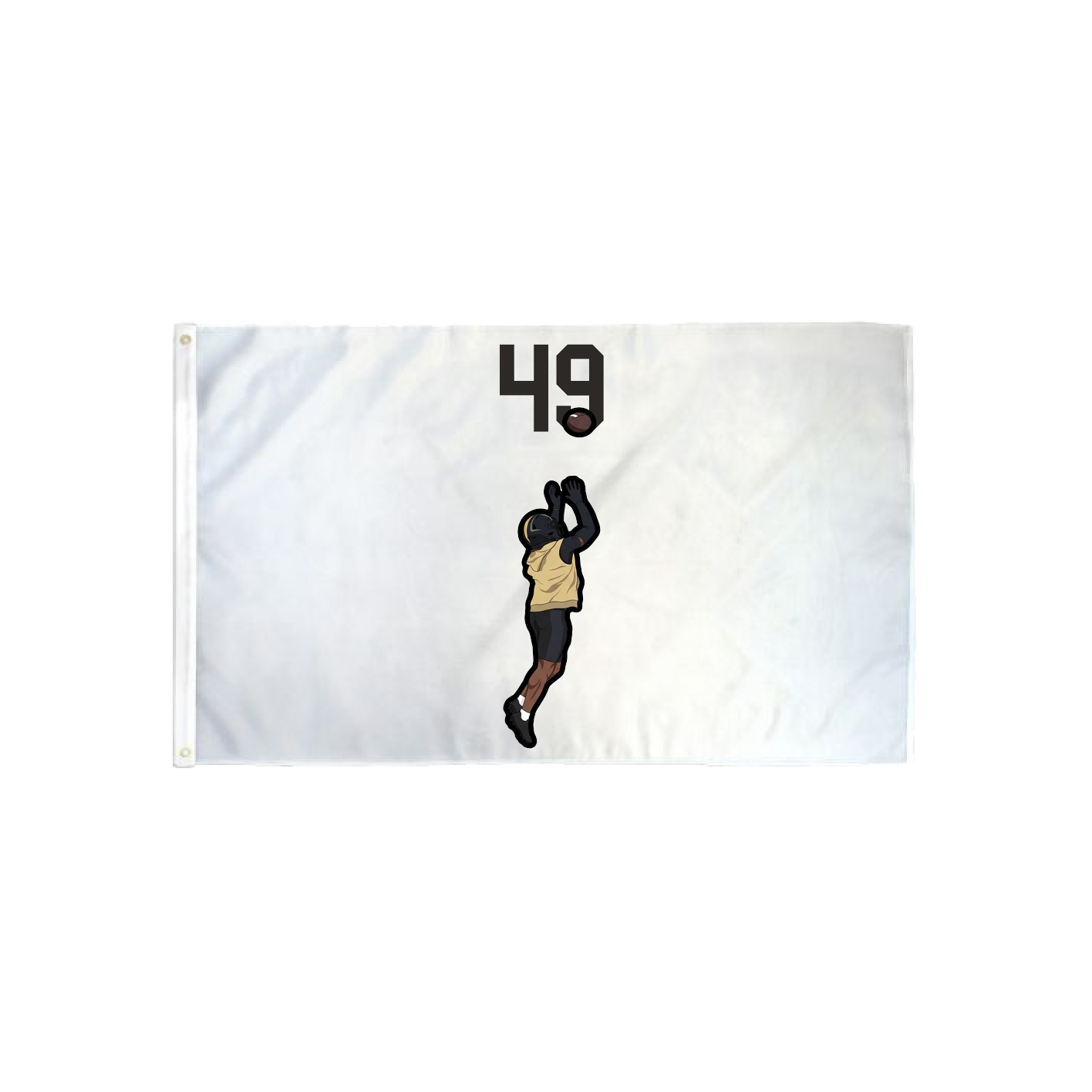 3x5 Flag — Number Top in Classic