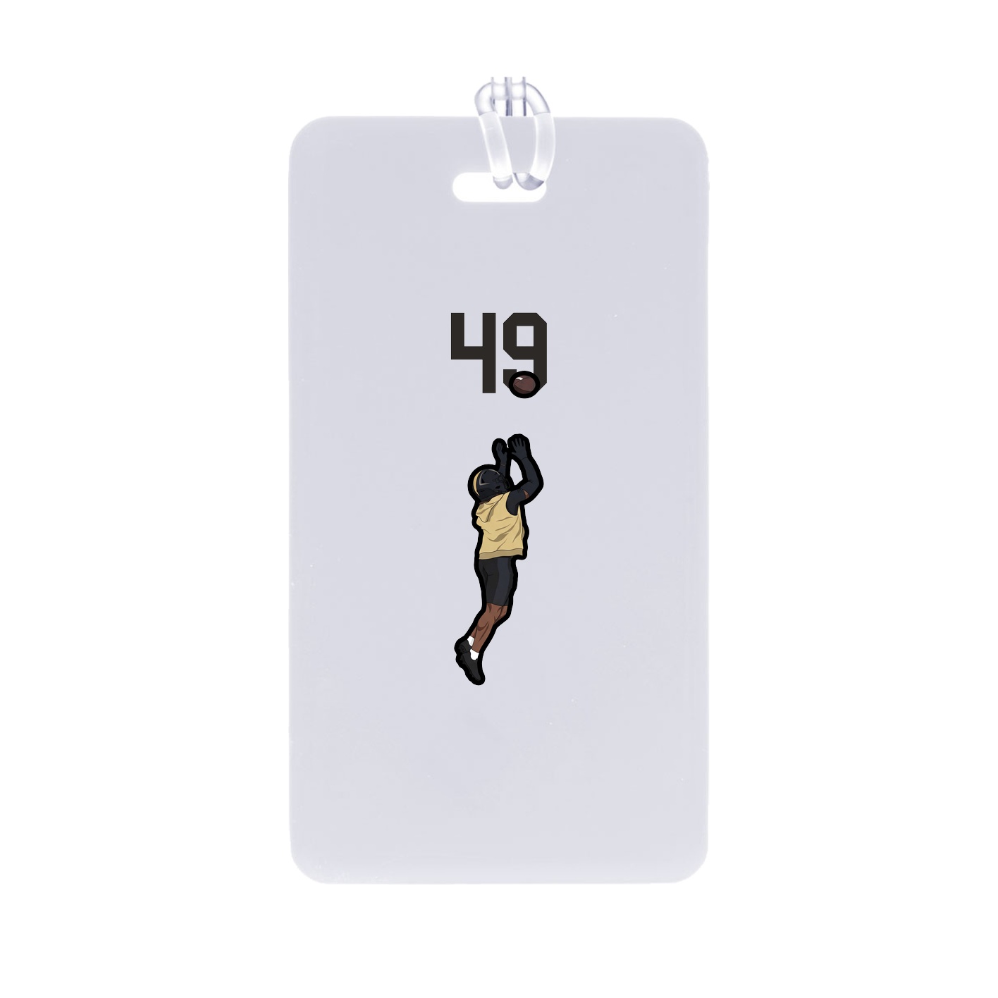 Bag Tag — Number Top in Classic