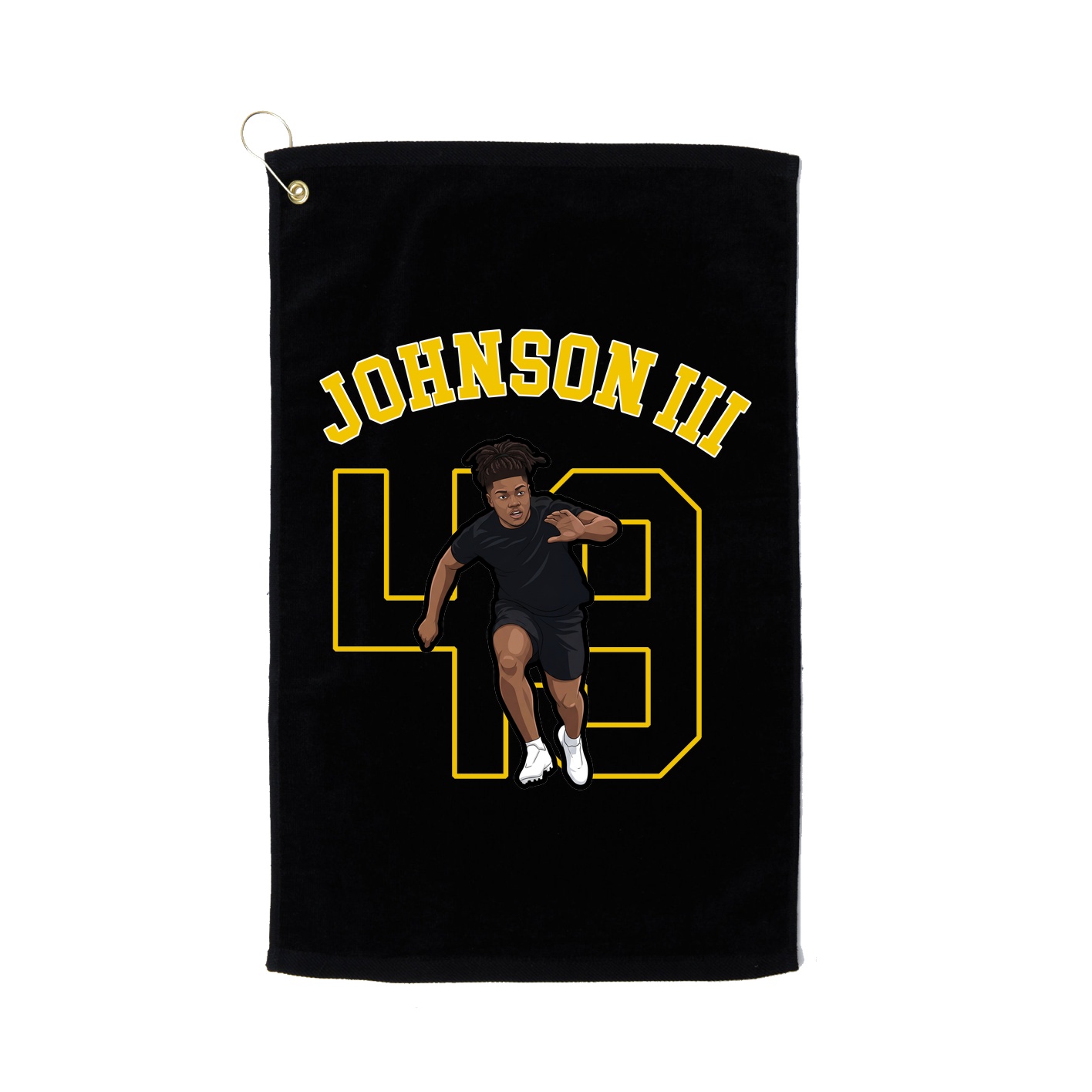 Golf Towel — Shirsey Arch in Black