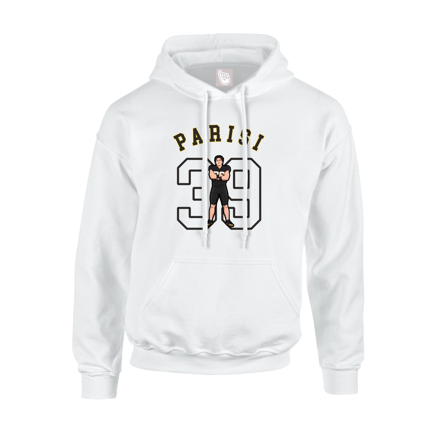 Hoodie — Shirsey Arch in White