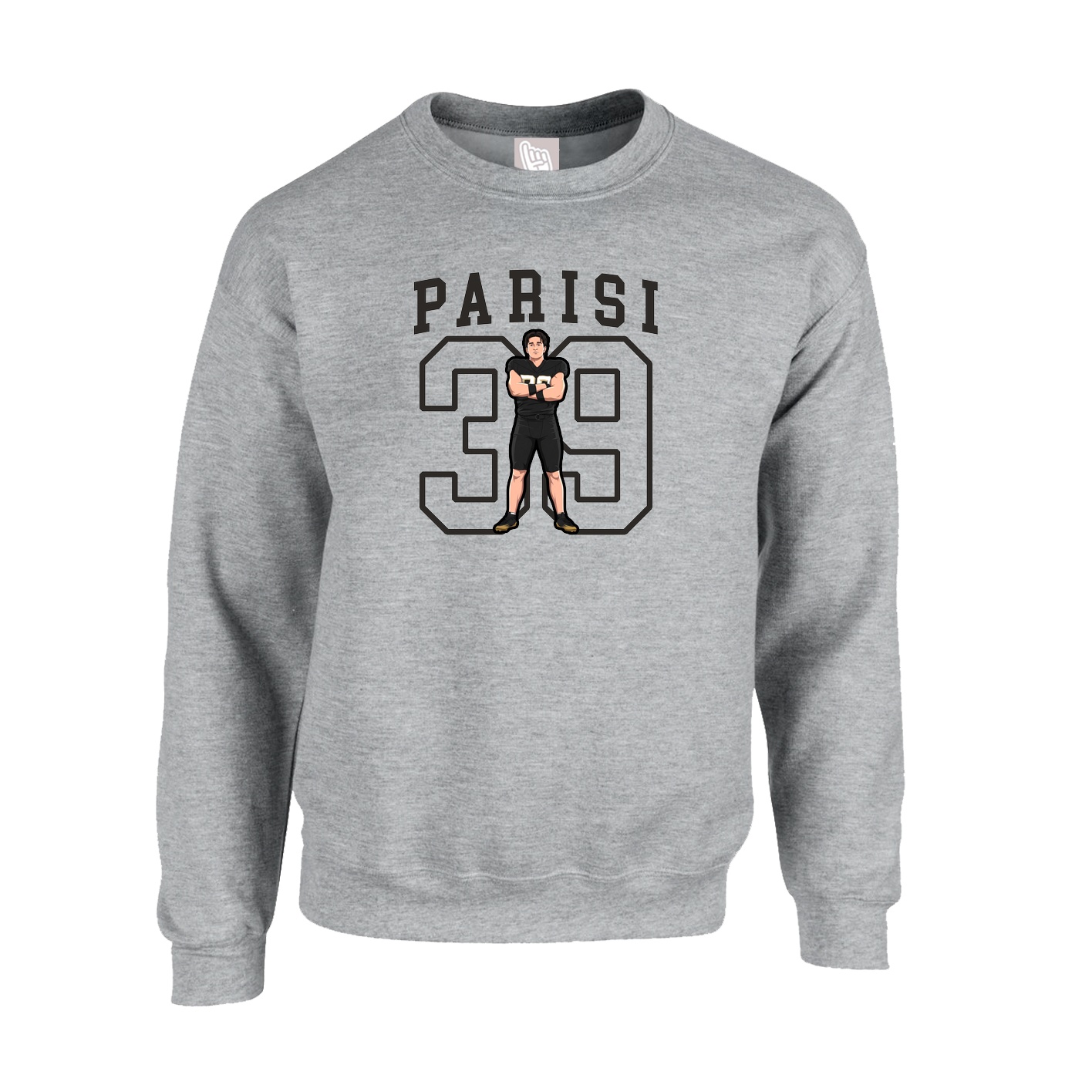 Fleece Crew — Shirsey in Grey