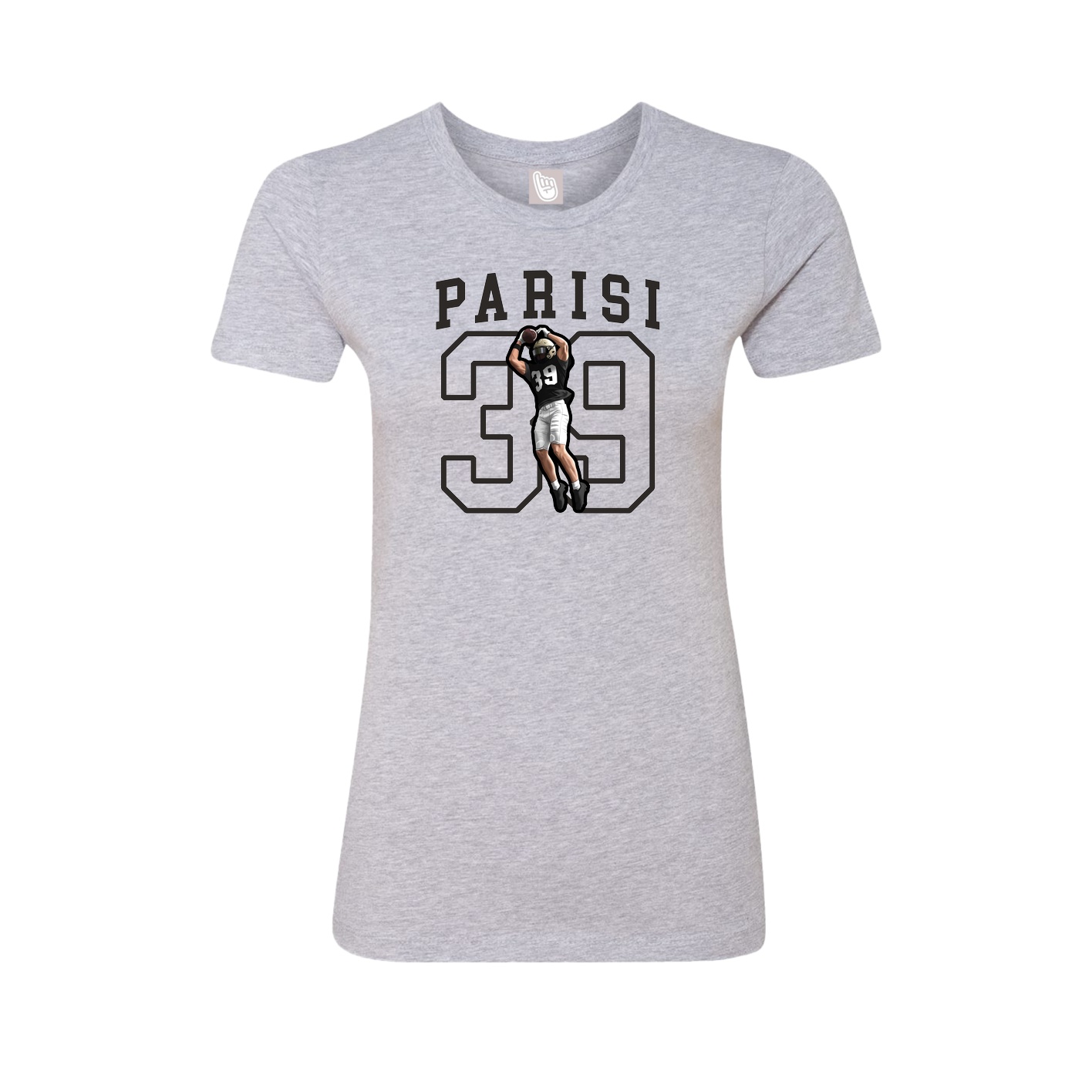 Fitted Women's Tee — Shirsey in Grey