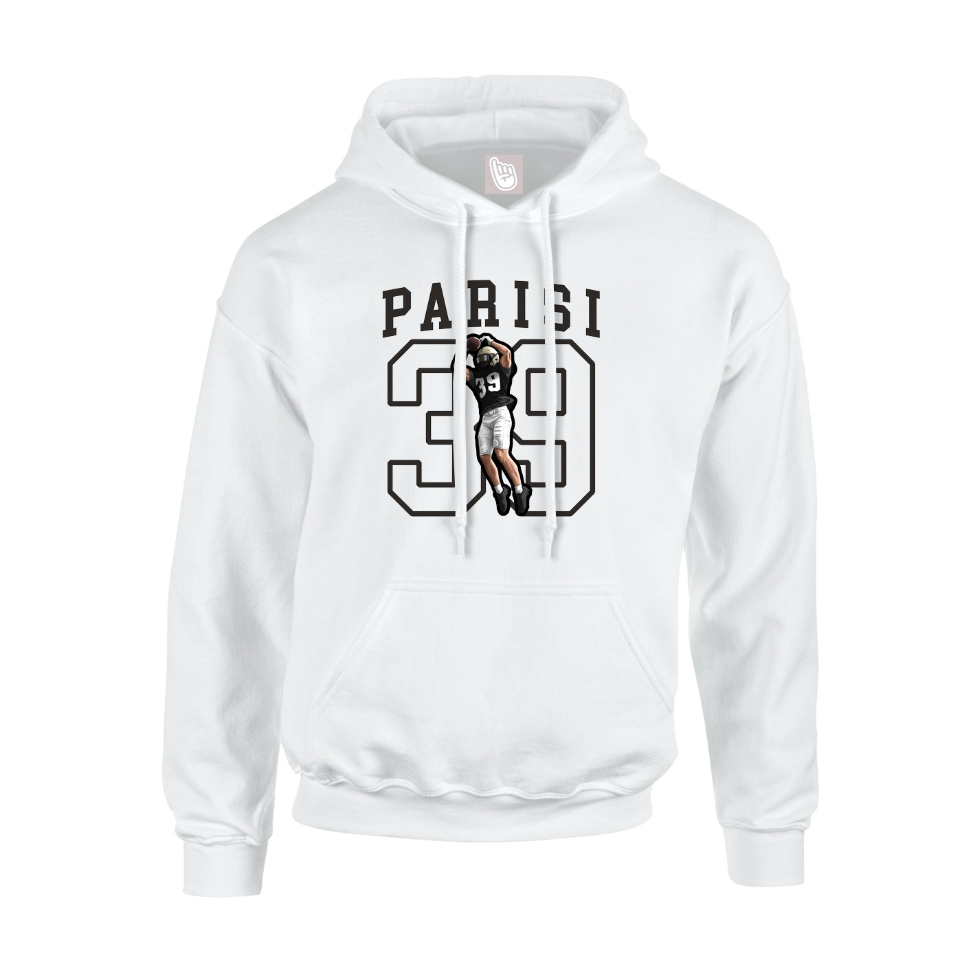 Hoodie — Shirsey in White