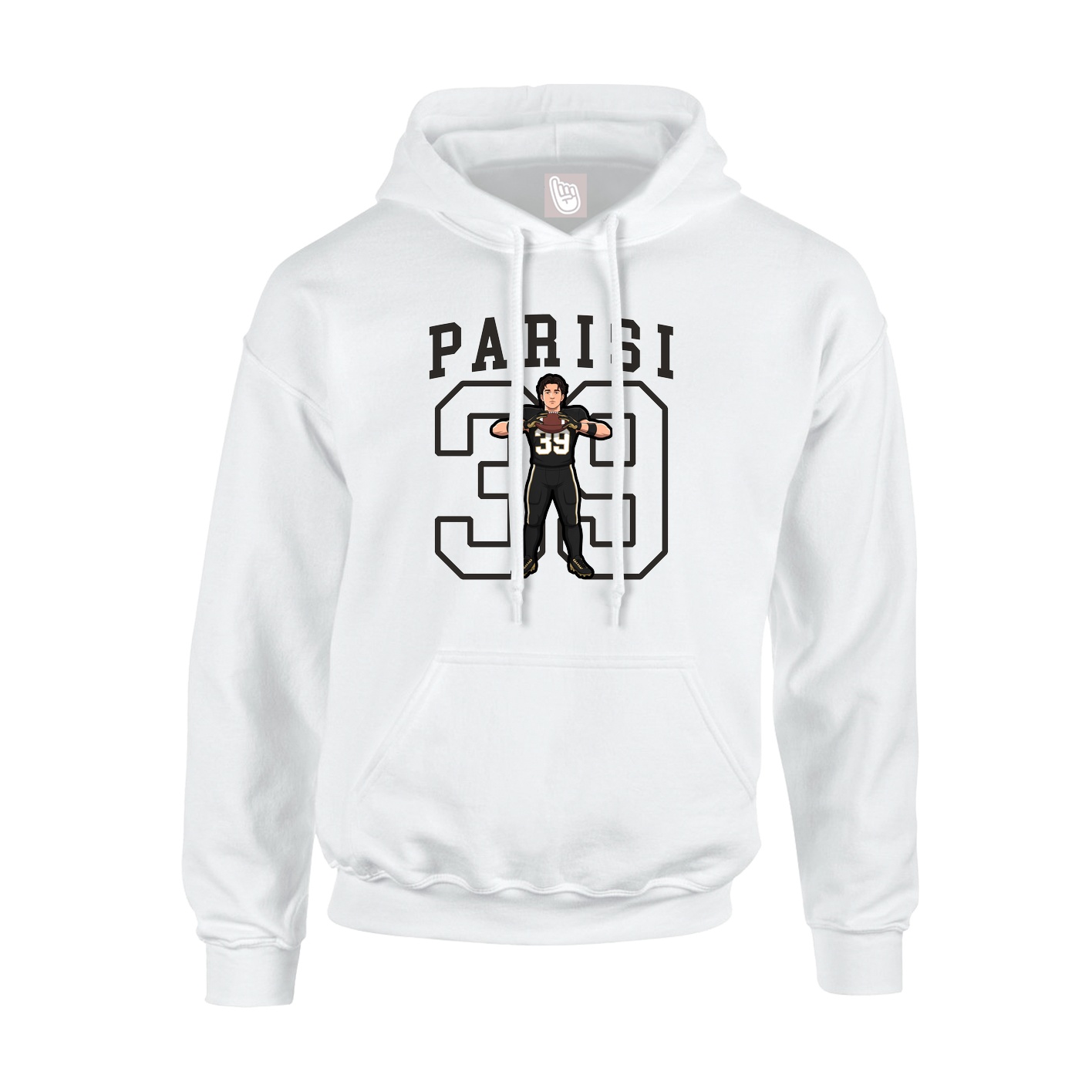 Hoodie — Shirsey in White