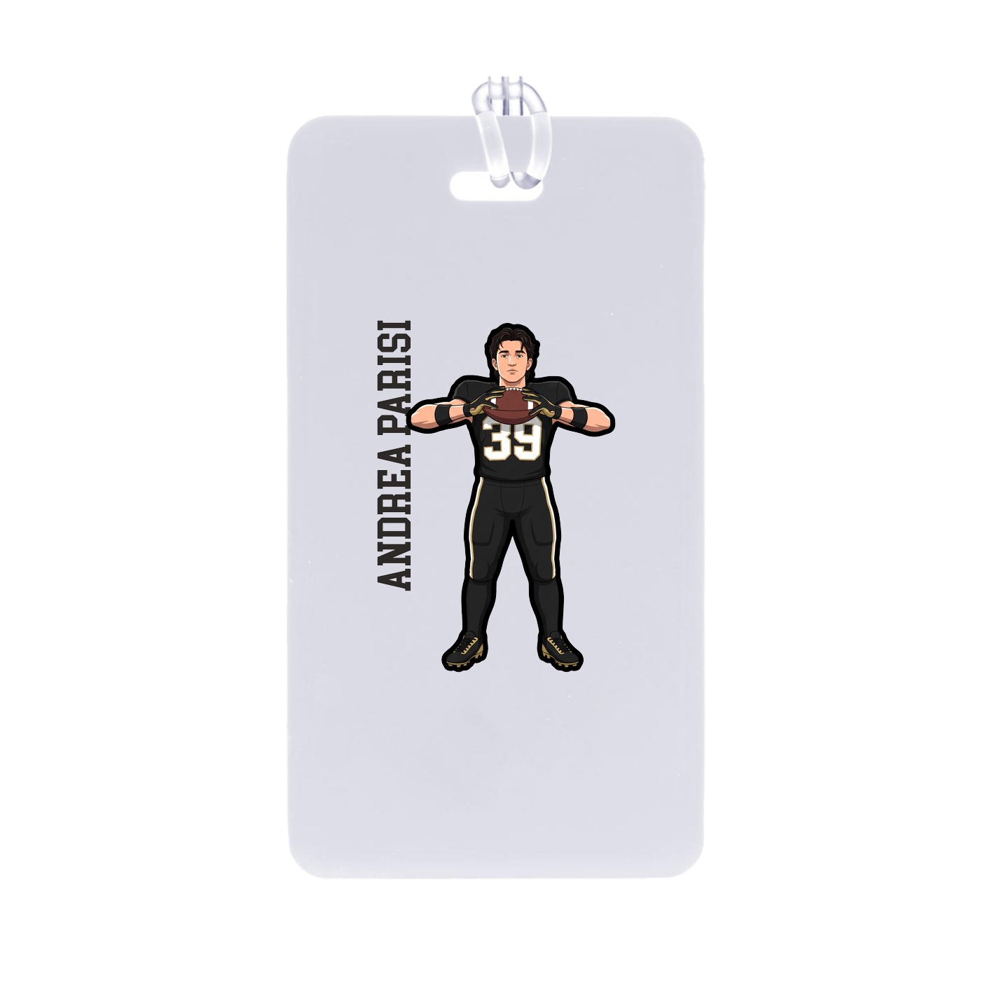 Bag Tag — Name Vertical in Classic
