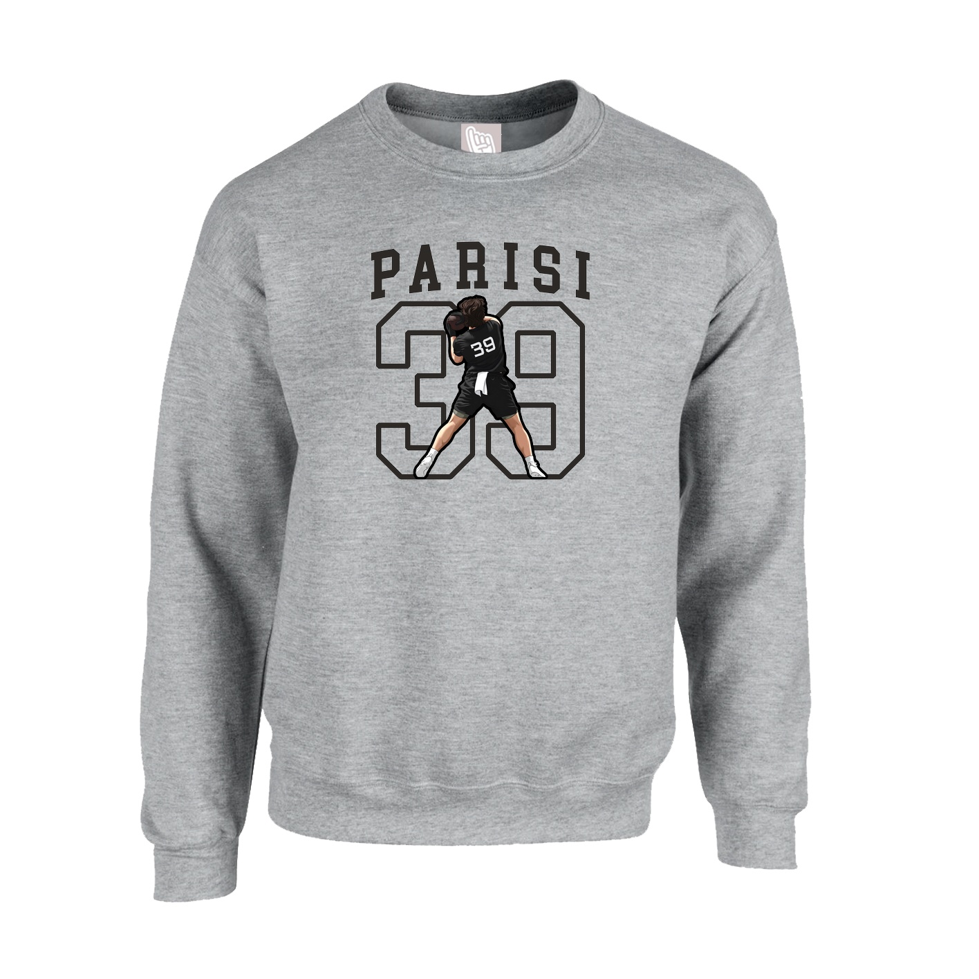 Fleece Crew — Shirsey in Grey