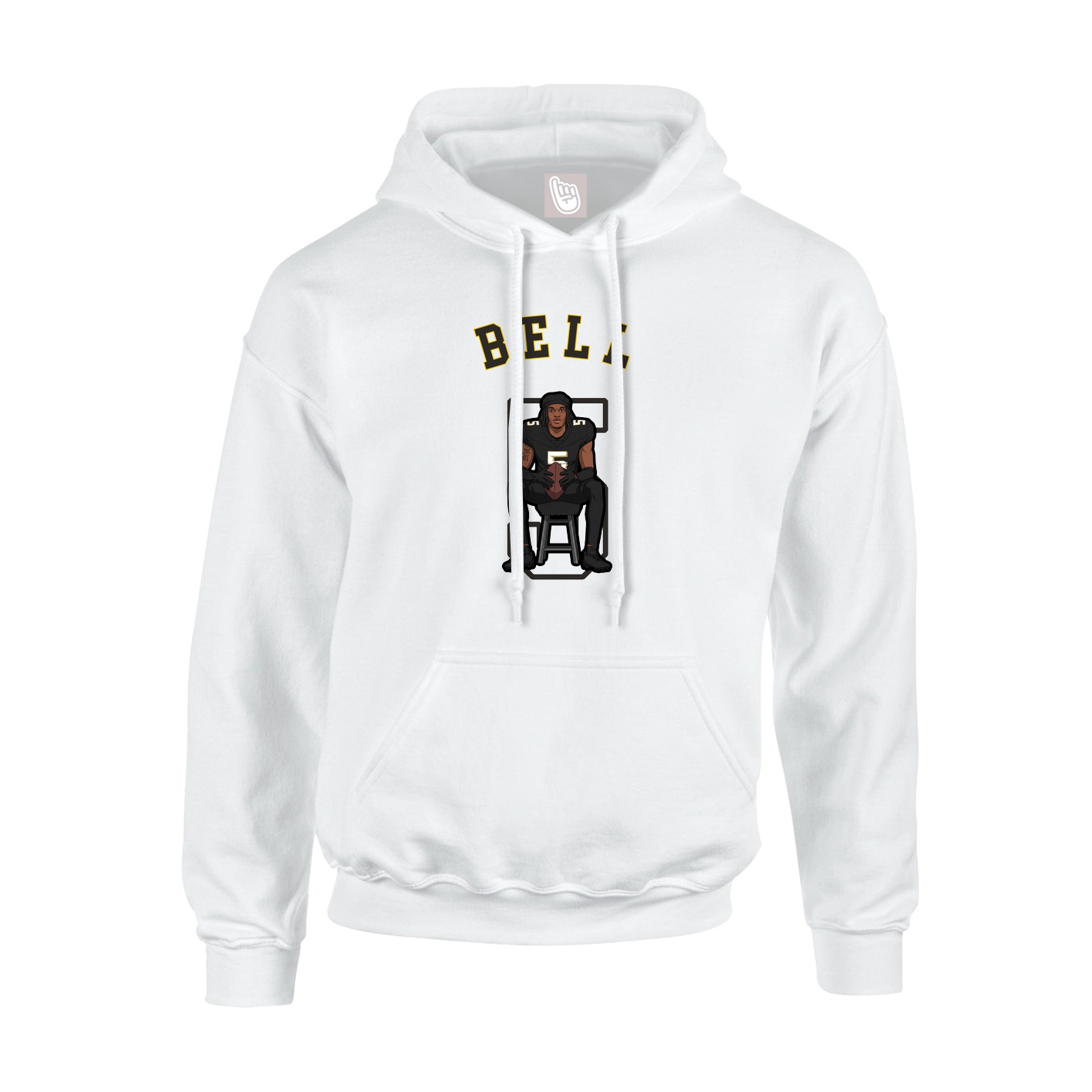 Hoodie — Shirsey Arch in White