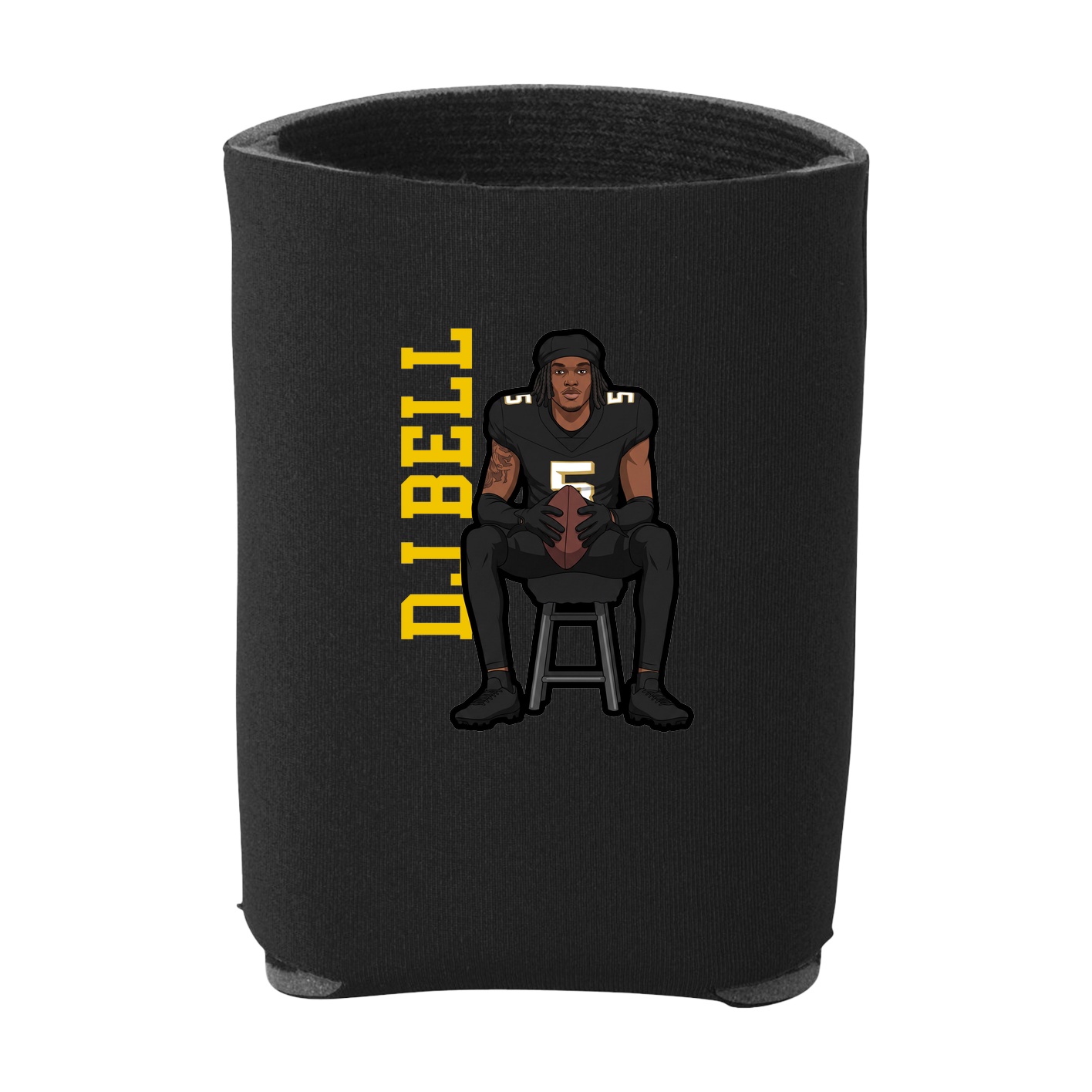 Can Holder — Name Vertical in Black