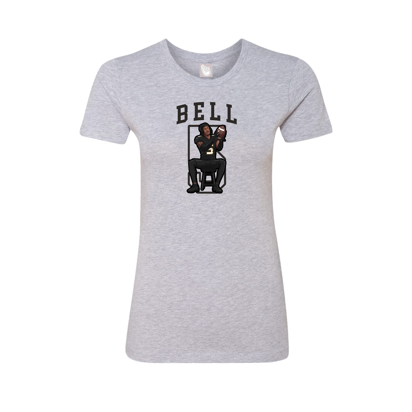 Fitted Women's Tee — Shirsey in Grey