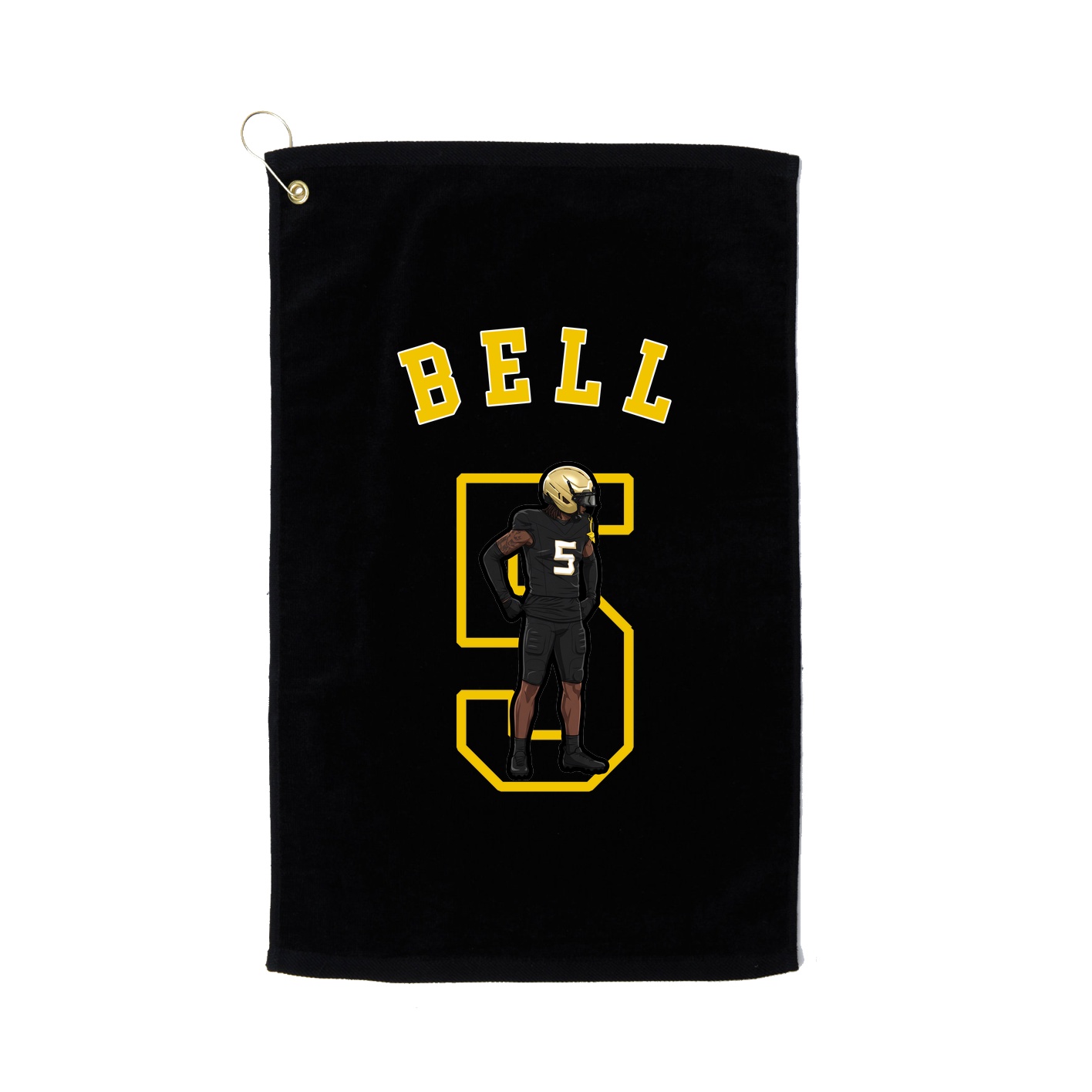 Golf Towel — Shirsey Arch in Black
