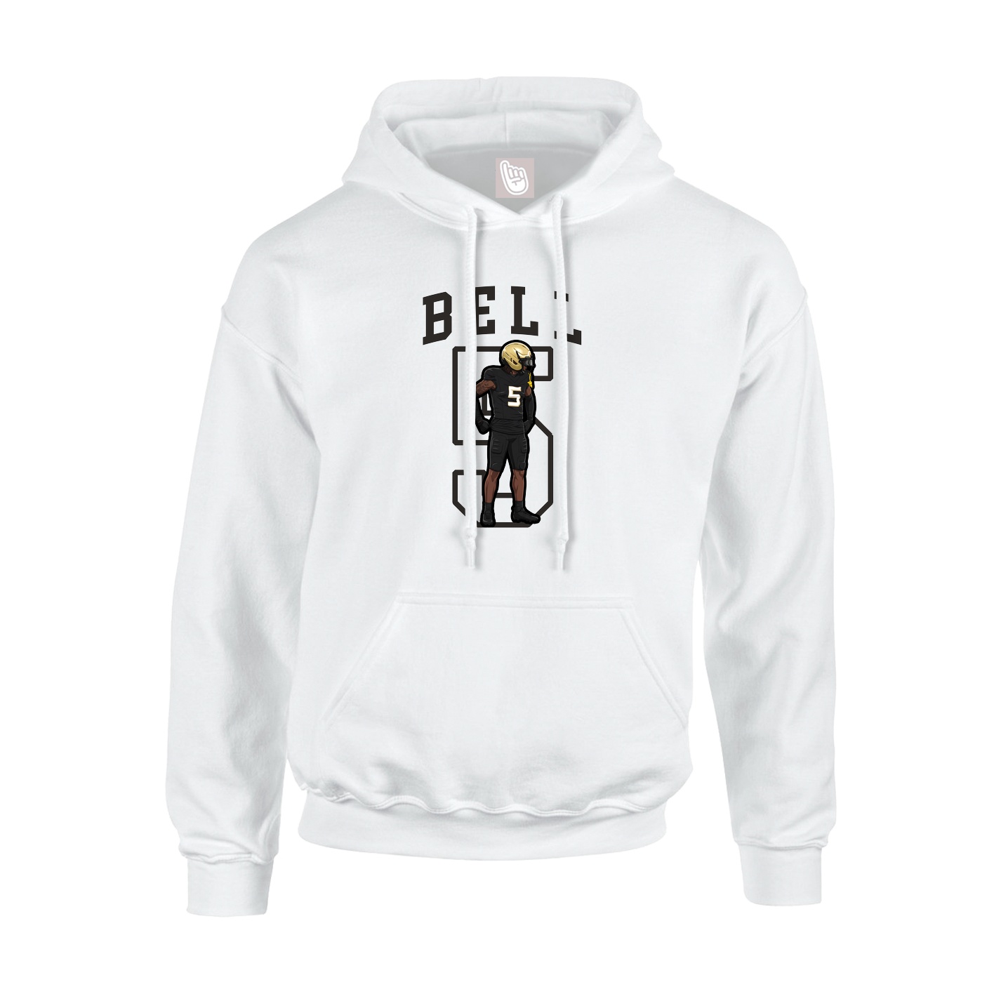 Hoodie — Shirsey in White