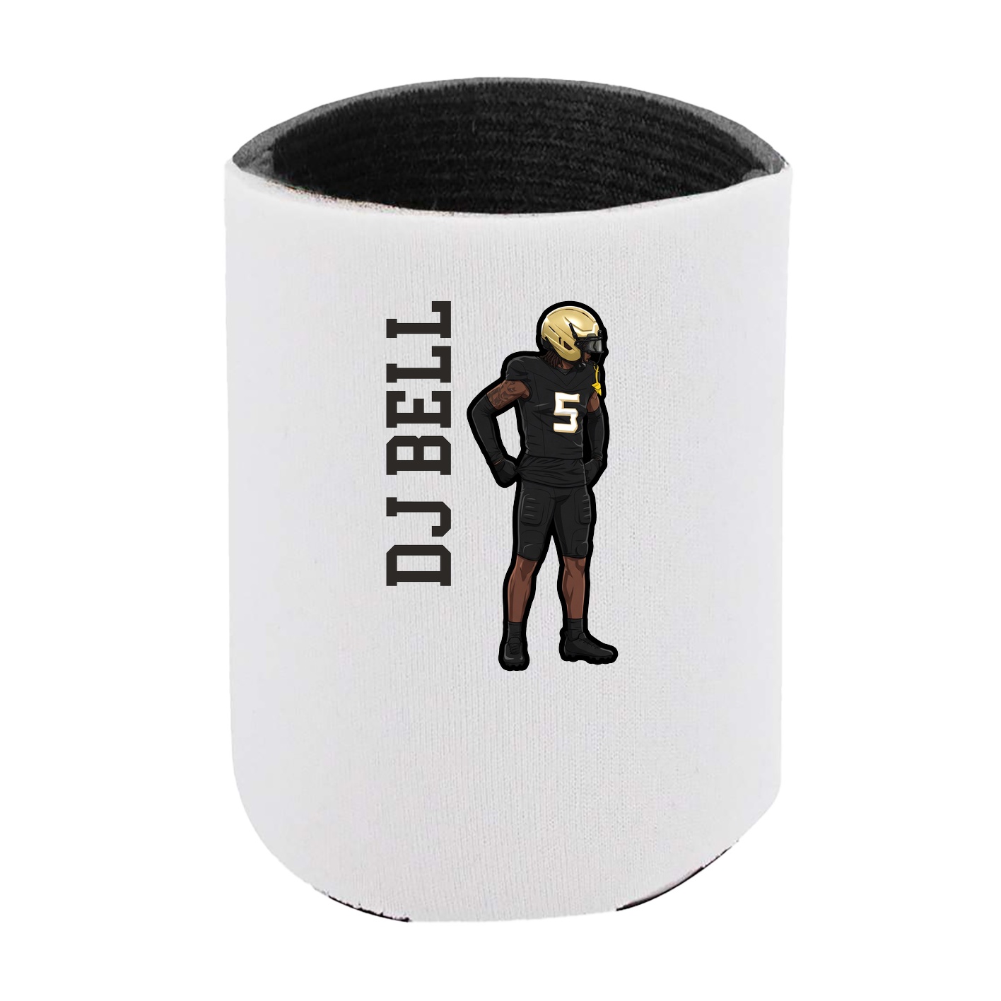 Can Holder — Name Vertical in White