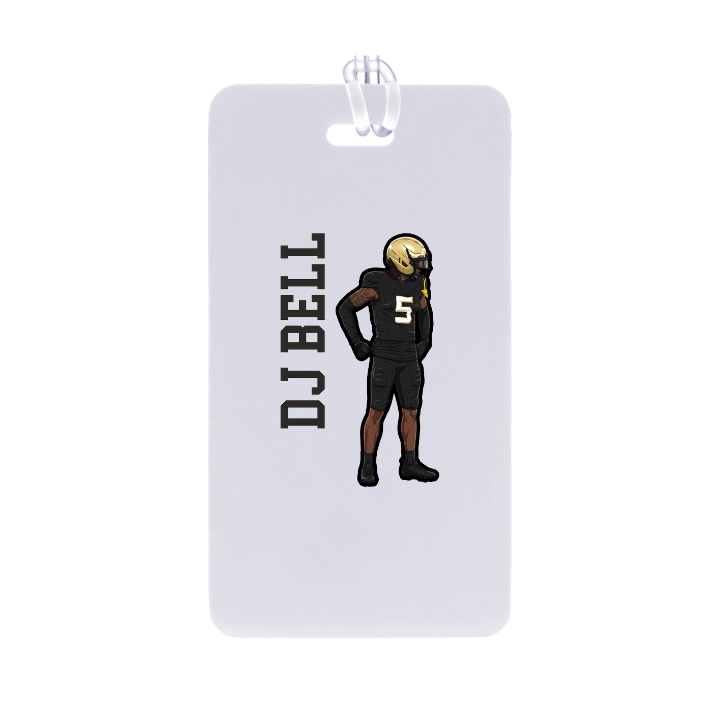 Bag Tag — Name Vertical in Classic