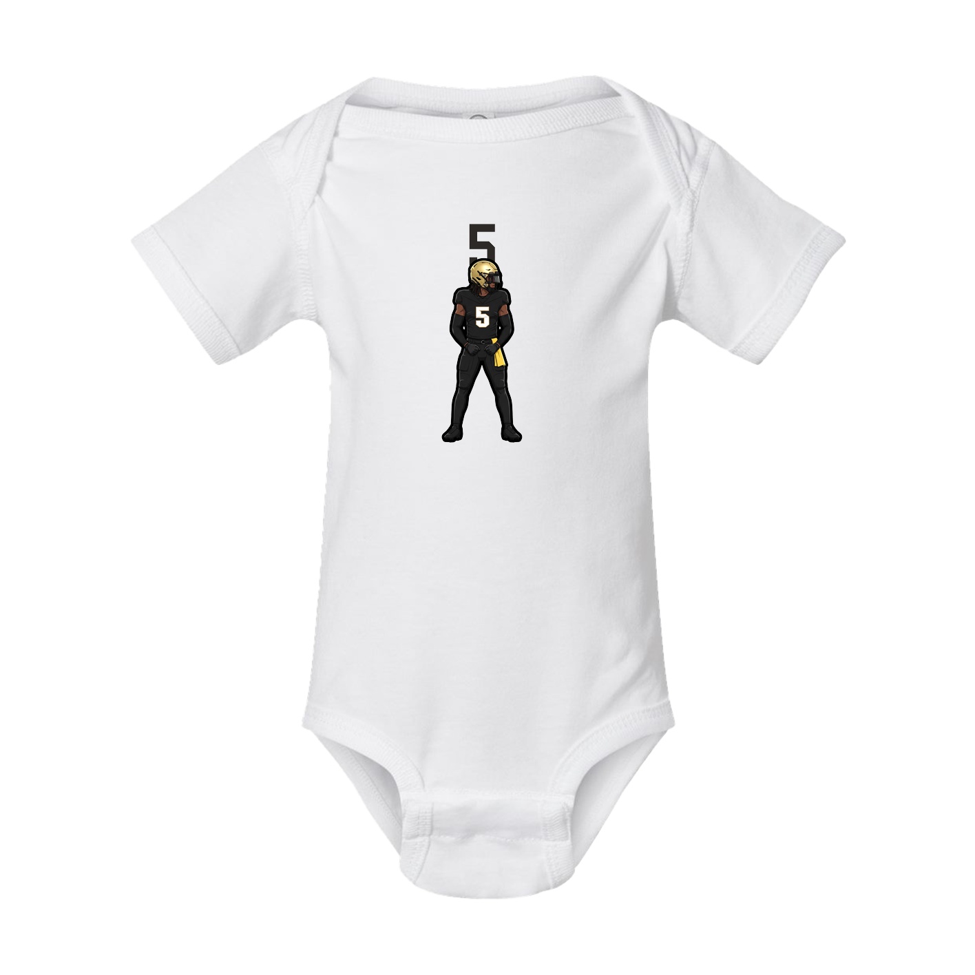 Baby Onesie — Number Top in White