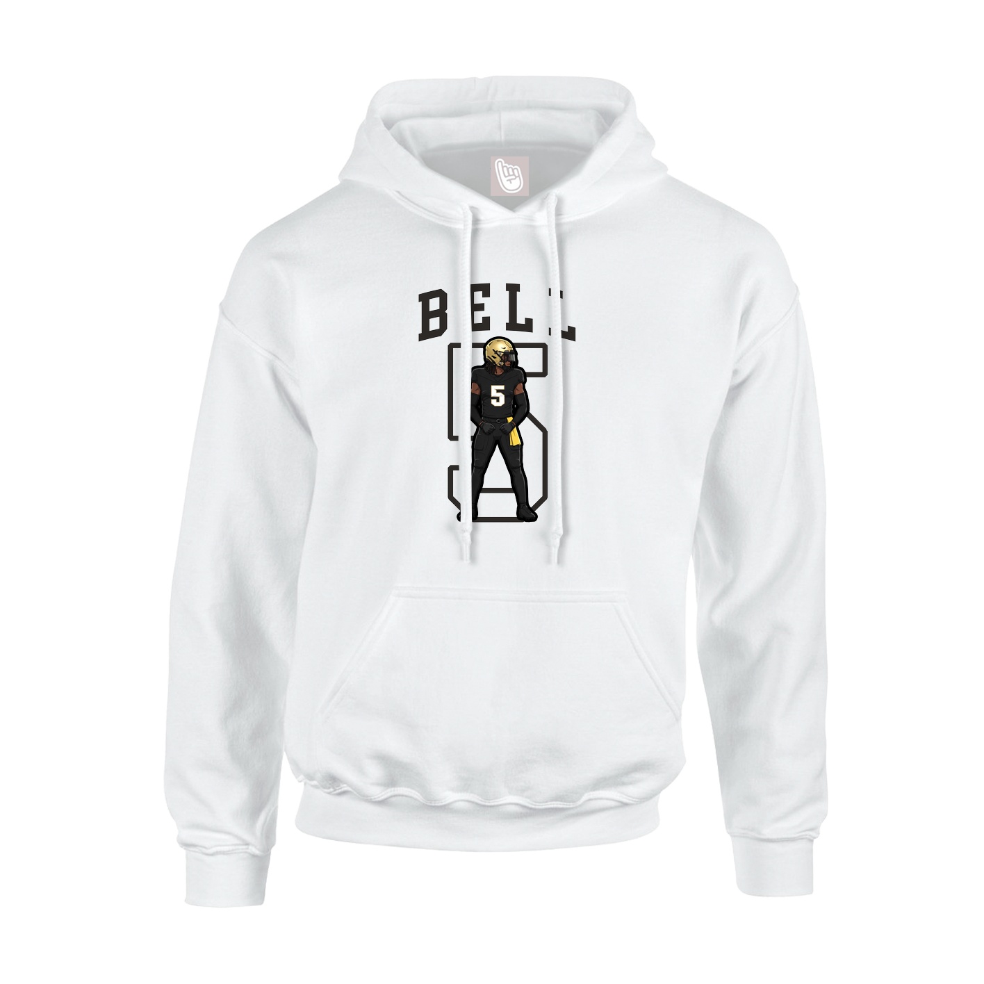 Hoodie — Shirsey in White