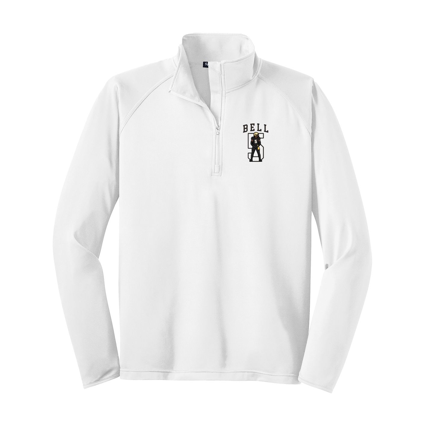 Q-Zip Pullover — Shirsey in White