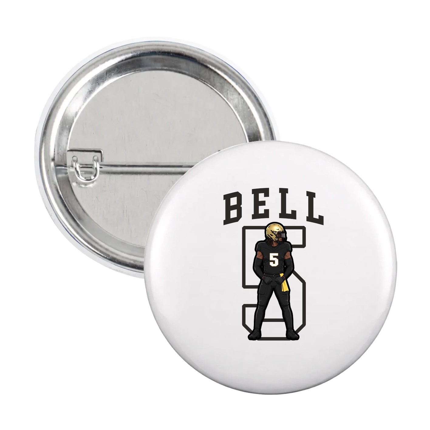 Game Day Button — Shirsey in White
