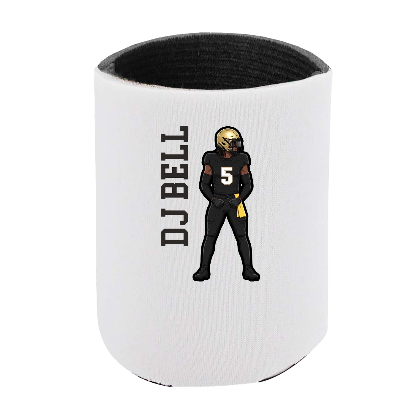 Can Holder — Name Vertical in White