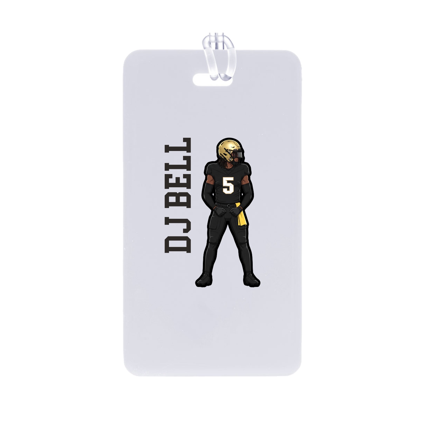 Bag Tag — Name Vertical in Classic