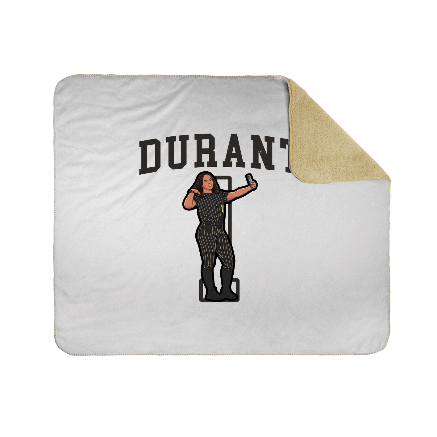 Throw Blanket — Shirsey in White
