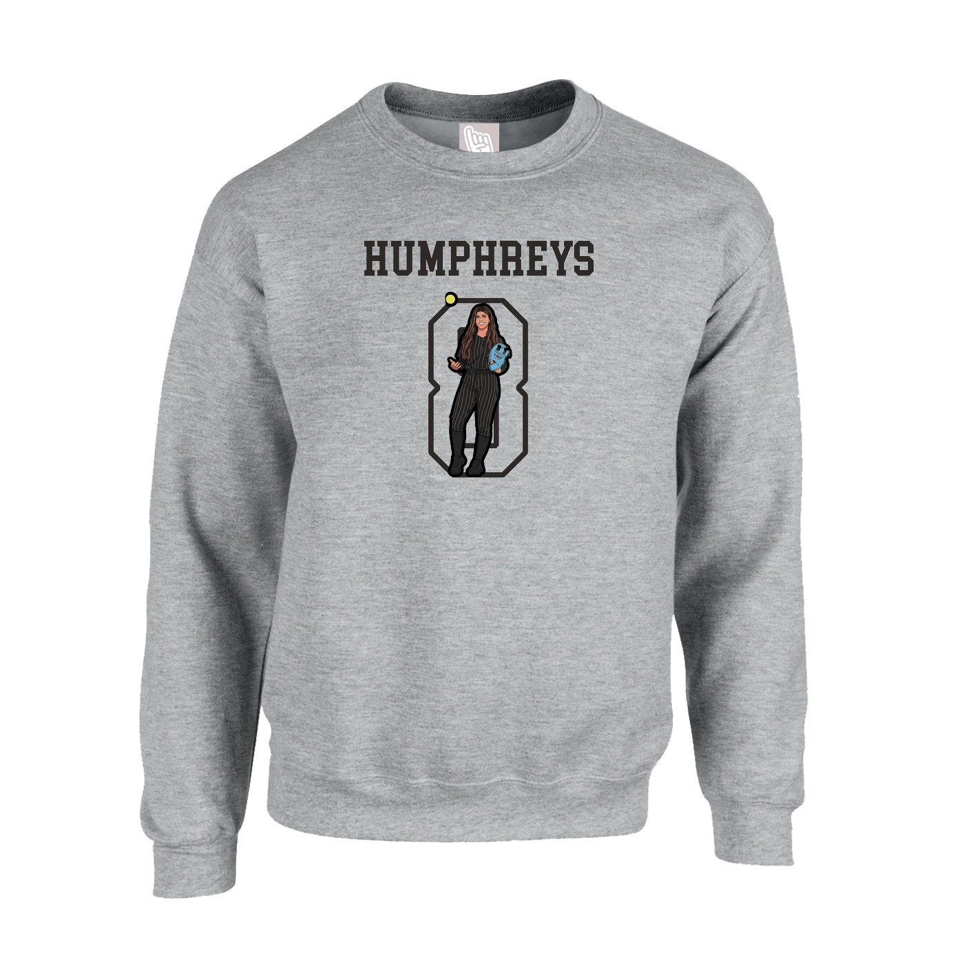 Fleece Crew — Shirsey in Grey