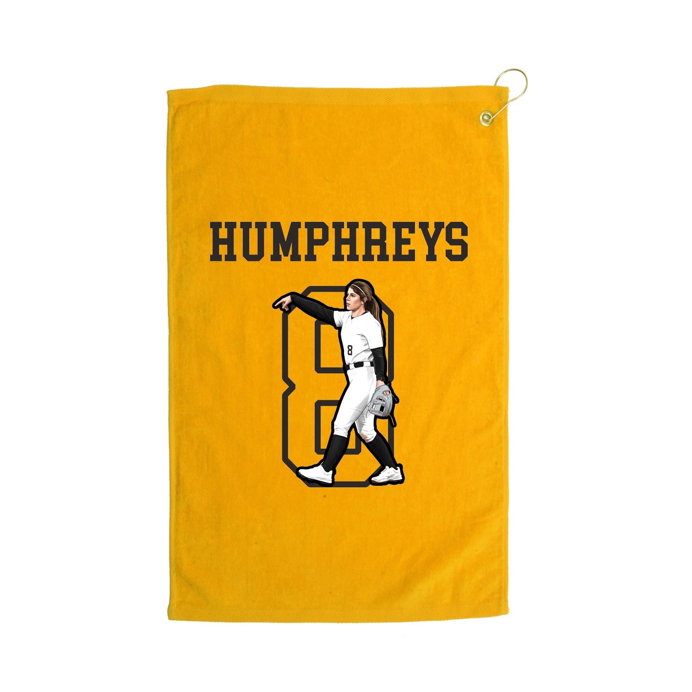 Golf Towel — Shirsey in Gold