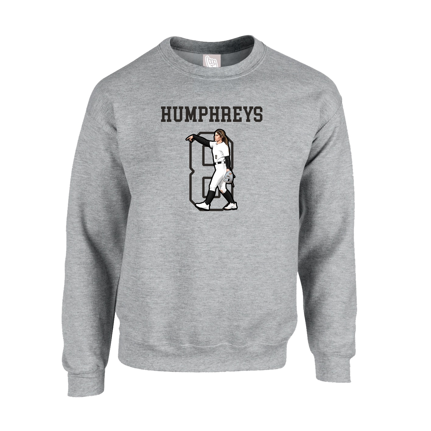 Fleece Crew — Shirsey in Grey