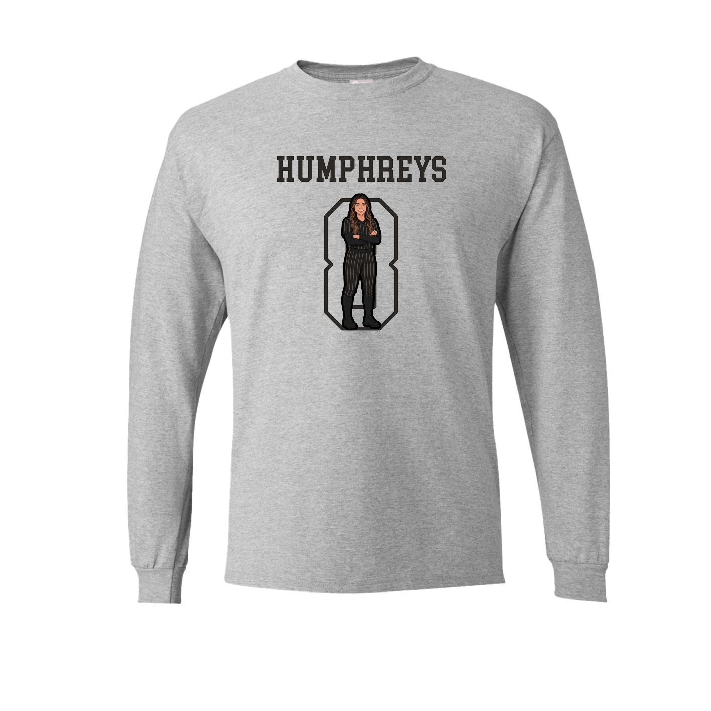 Long Sleeve Tee — Shirsey in Grey