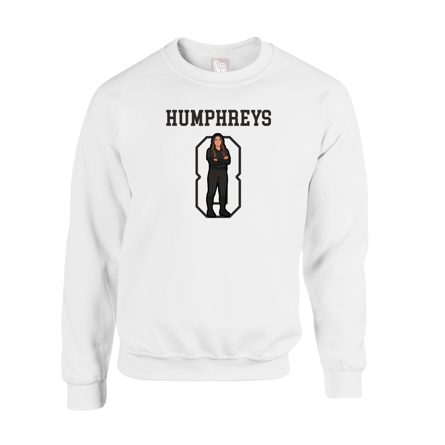 Fleece Crew — Shirsey in White