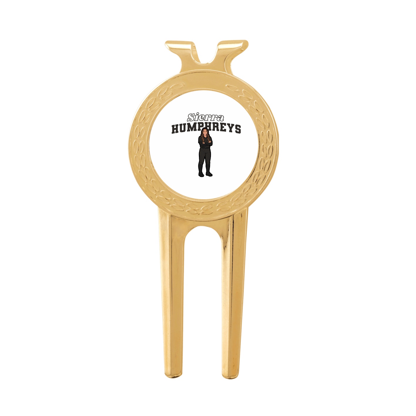 Divot Tool with Ball Marker — Name Arch in Classic