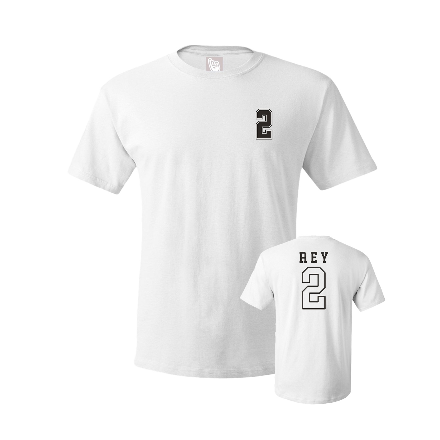 Tee — Chest Back in White