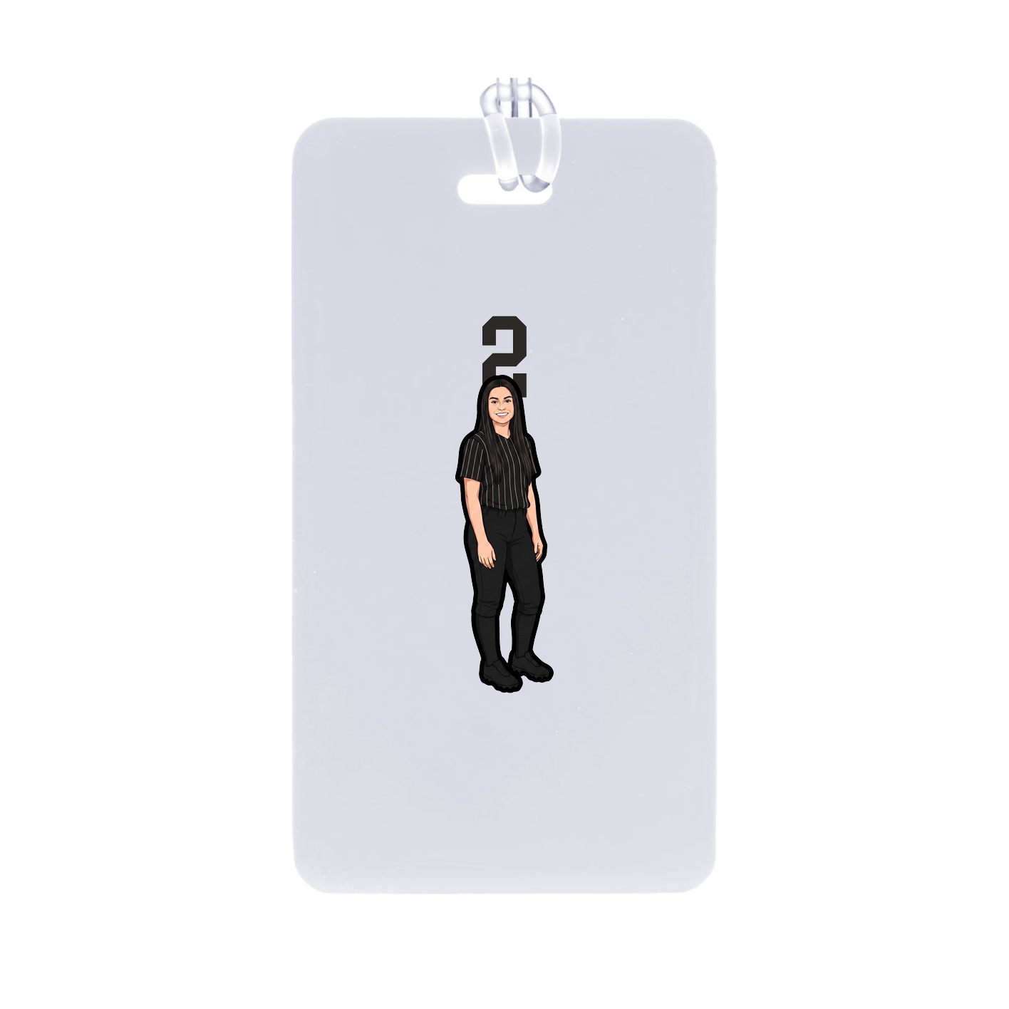 Bag Tag — Number Top in Classic