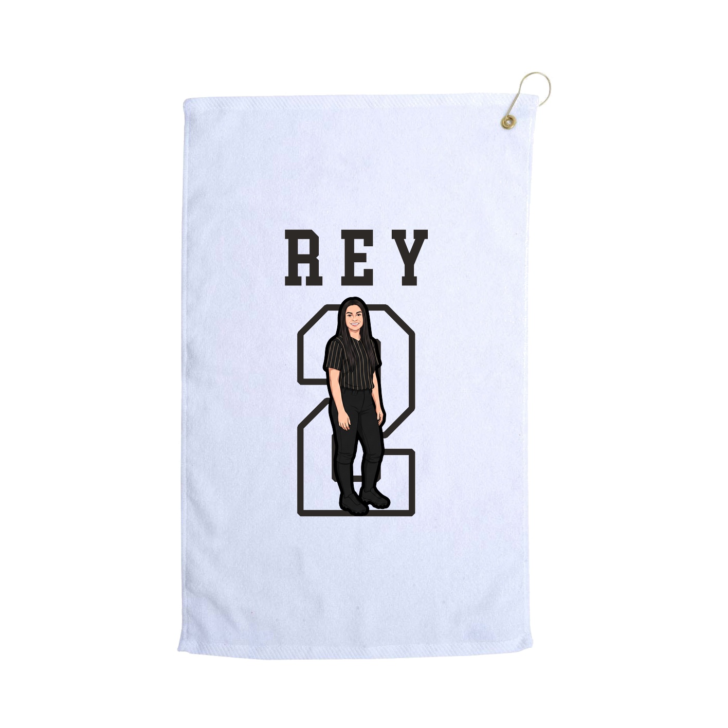 Golf Towel — Shirsey in White